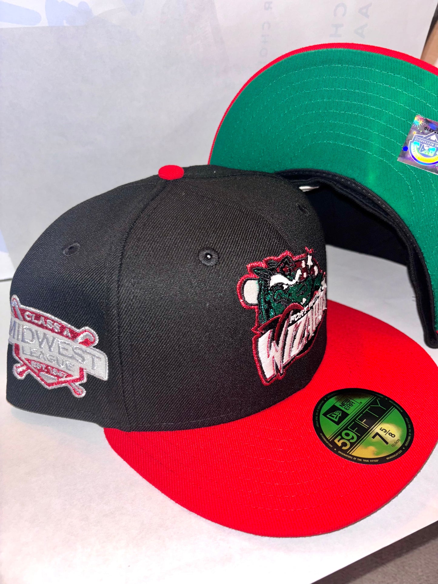 Fort Wayne Wizard 59Fifty Fitted Hat BLK/RED