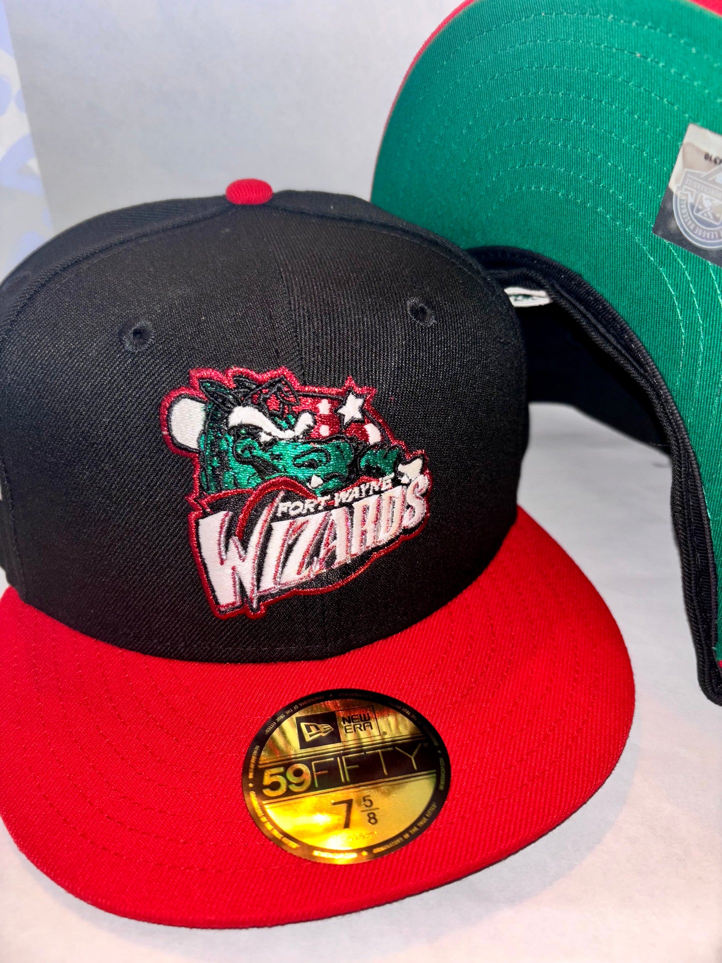 Fort Wayne Wizard 59Fifty Fitted Hat BLK/RED