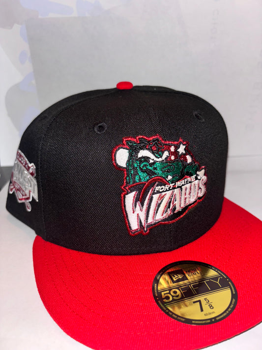 Fort Wayne Wizard 59Fifty Fitted Hat BLK/RED